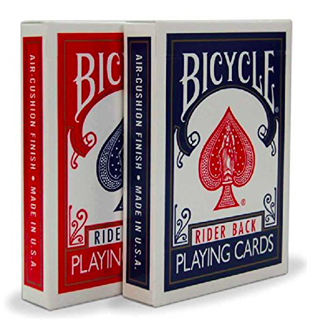 playing cards: Decks Bicycle Rider Standard Playing